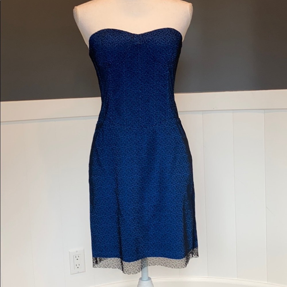 NWT DVF Strapless Corset Cocktail Dress